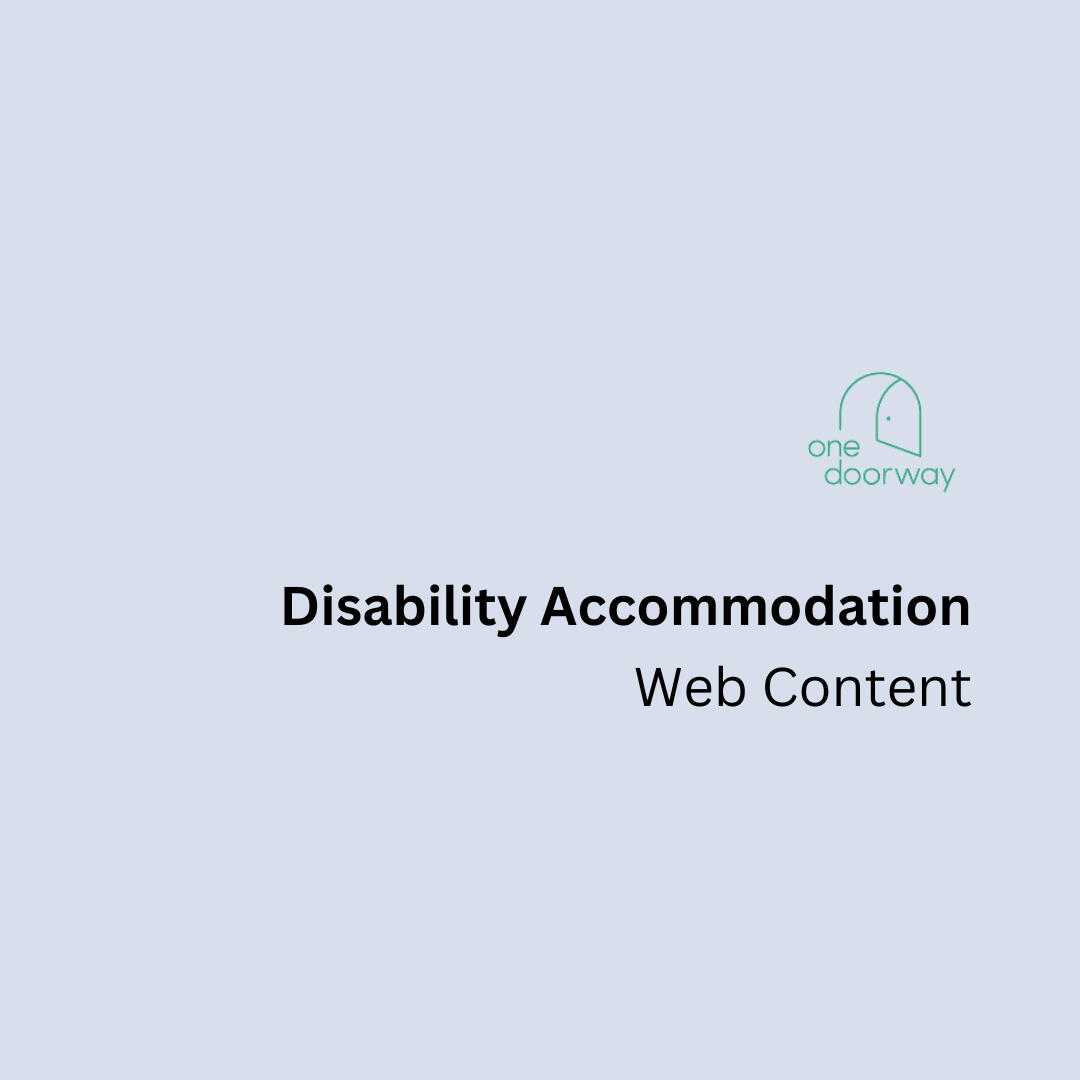 One Doorway Portfolio Header